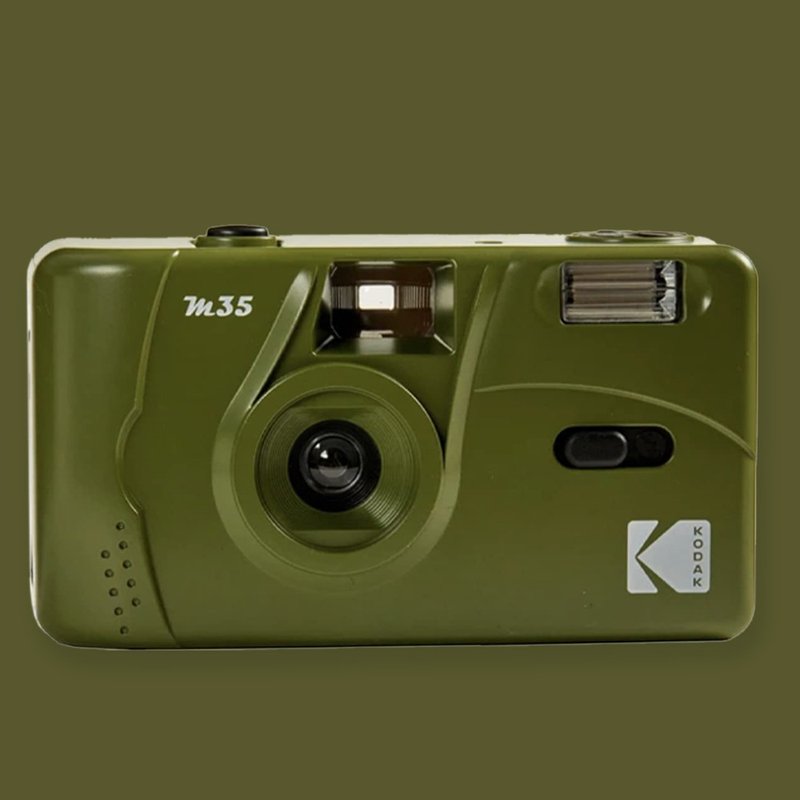 預購【Kodak 柯達】底片相機 M35 Olive Green 橄欖綠 - 相機/拍立得/底片相機 - 塑膠 綠色