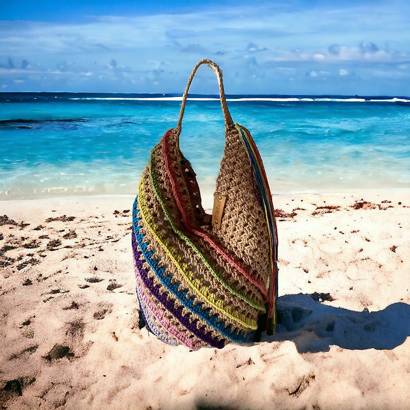Eye color beach bag - Handbags & Totes - Cotton & Hemp 