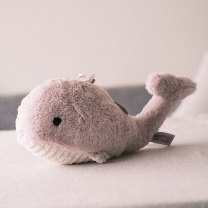 北歐 瑞典Teddykompaniet 粉紅鯨魚 - 公仔/玩偶 - 聚酯纖維 