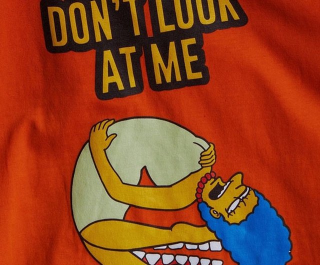 Softmachine Don't Look Tシャツ シンプソンズ スカル レディ