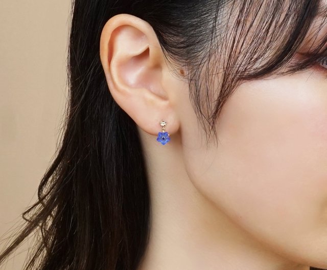 【最終値下げ】テイクアップ　[ 誕生花ジュエリー]9月リンドウピアス TAKE-UP ONLINE SHOP/テイクアップ公式オンラインショップ