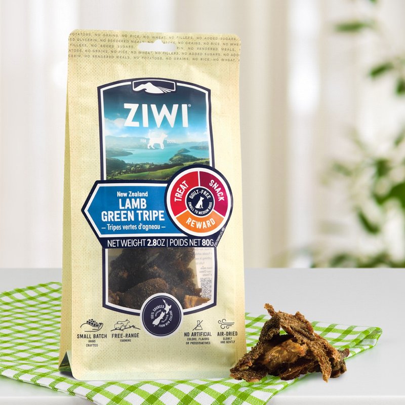 【狗零食】ZIWI巔峰 鮮草羊肚 天然風乾零食 腸胃保健 - 寵物零食/肉乾 - 新鮮食材 