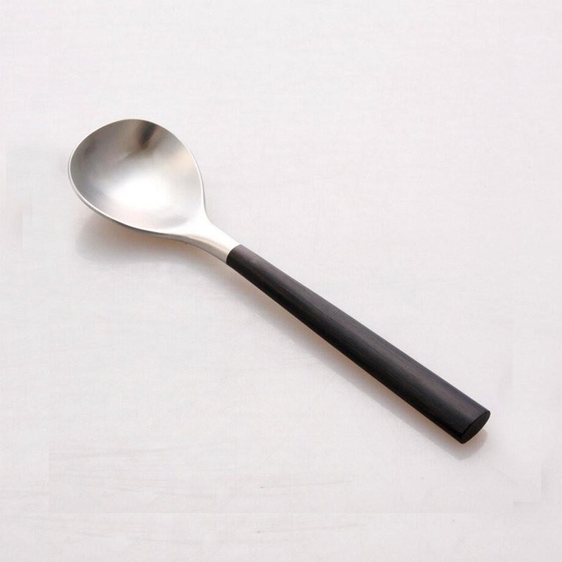 【Sori Yanagi】 Birch spoon L17.9cm - ช้อนส้อม - สแตนเลส 