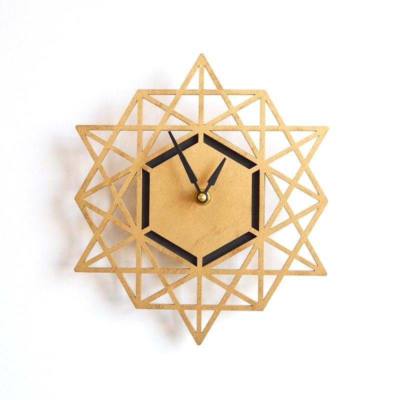 Modern Geometry Modern Geometry Wall Clock (GOLD)