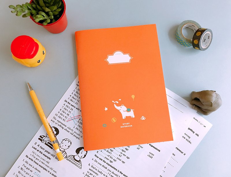 Dimeng Qi Debug learning this [color style / elephant] - Notebooks & Journals - Paper Orange