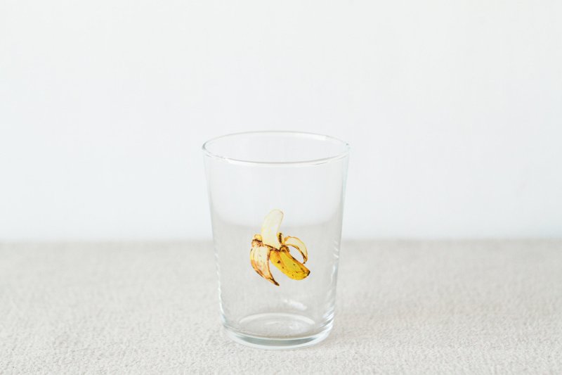 [+tPlanning] Fruit glass-half a banana - Cups - Glass Transparent