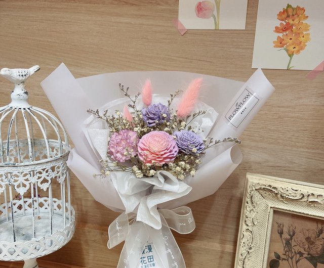 Wealthy banknotes bouquet (real banknotes remitted separately) Wealthy  flowers real banknotes gift birthday gift - Shop flowflow1314 Dried Flowers  & Bouquets - Pinkoi