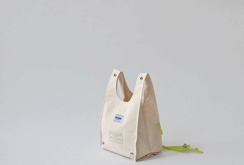 SPUD +NECK - Messenger Bags & Sling Bags - Cotton & Hemp White