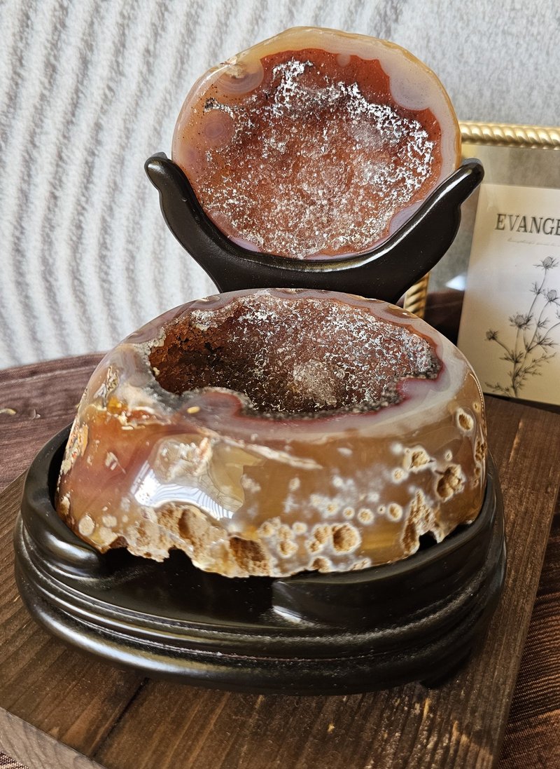 精品全拋聚寶盆 -水晶原礦/紅色聚寶盆/水晶聚寶盆/開運小物 - 其他 - 水晶 多色