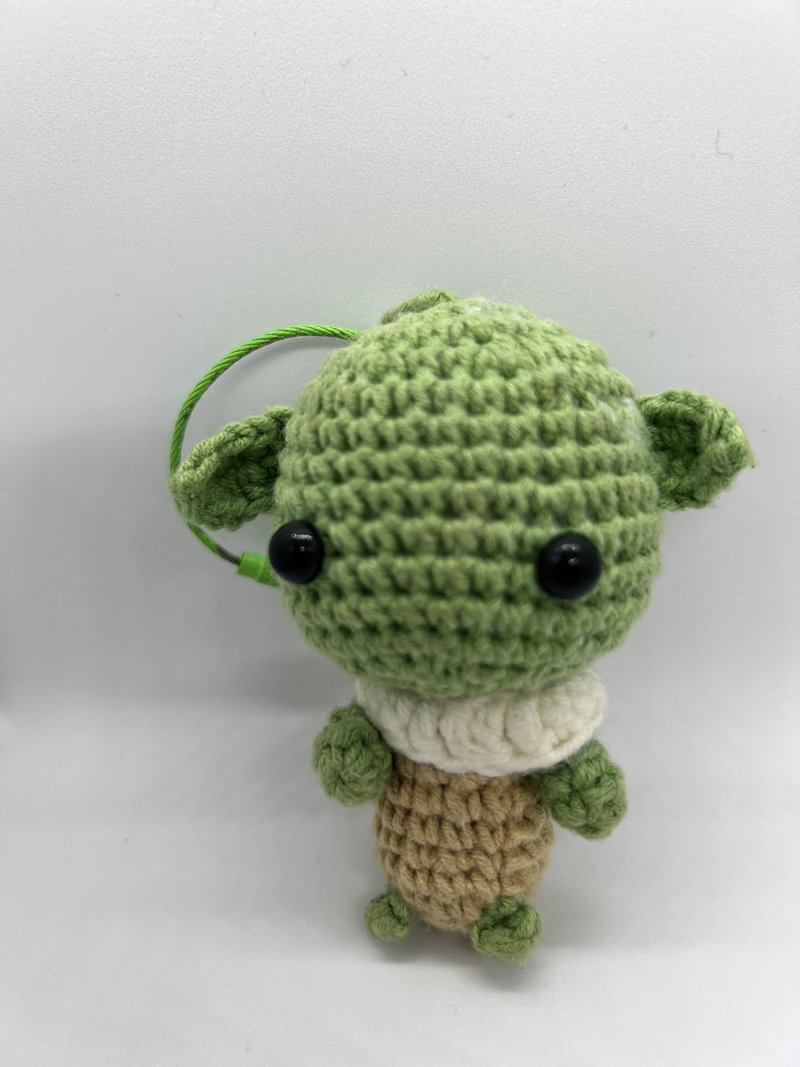 Braided Small Object XBABY YODA Charm - Charms - Polyester Green