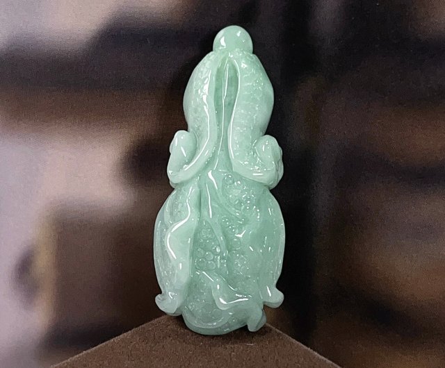 偉大な 翡翠彫刻キャベツ | ギフト ジェダイト A ビルマ産グレード アクセサリー