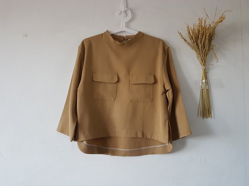 Daily simple cotton top - เสื้อผู้หญิง - ผ้าฝ้าย/ผ้าลินิน 