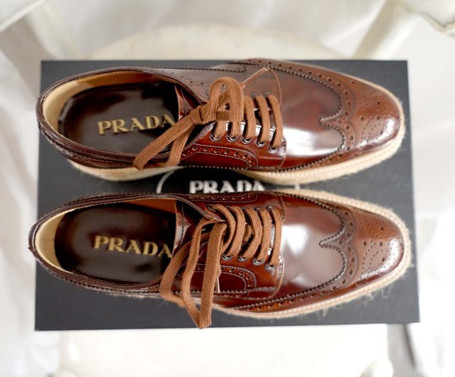 PRADA SPORT ブラウン フラットシューズ PRADA SPORT ブラウン フラットシューズ