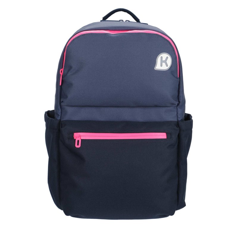 GRAFTON 2 系列小學生專用人體工學超輕護脊書包 - 炭灰/ 螢光粉 - 側背包/斜背包 - 聚酯纖維 藍色