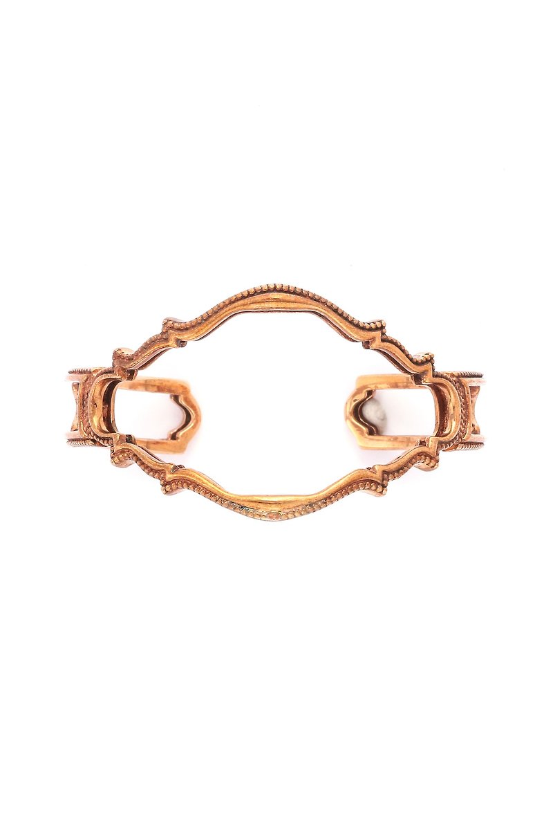 Mother's day giftArt Frame Collection - Copper Drop Bracelet 01 - Bracelets - Copper & Brass Gold