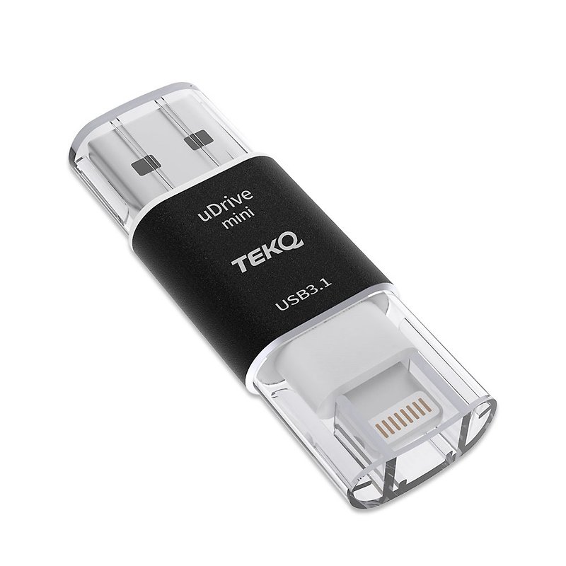 TEKQ iPhone uDrive mini lightning USB3.1 128G flash drive -6 color optional - USB Flash Drives - Other Metals 