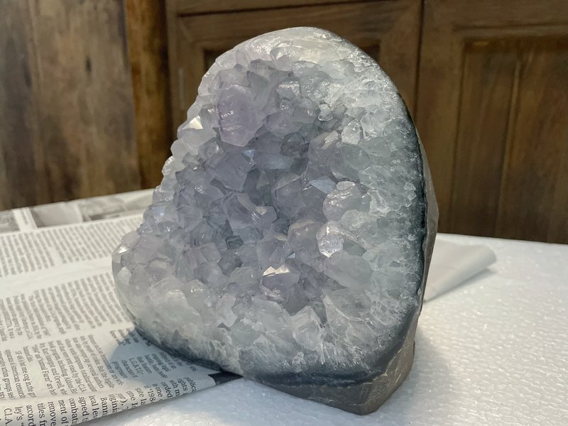 能量擺件 天然白水晶 消磁 淨化 財富 貴人 晶鎮 - 擺飾/家飾品 - 水晶 白色