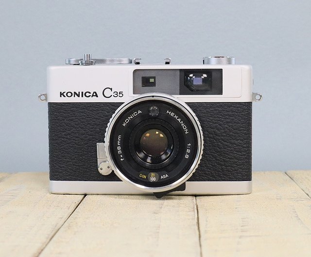 Fully functional] Old film camera Konica KONICA C35 early