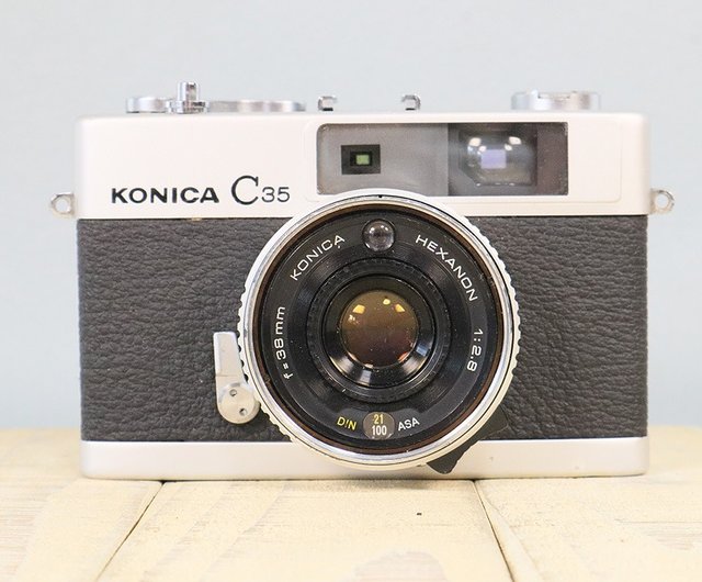 完動品】オールドフィルムカメラ コニカ KONICA C35 初期型 S/N 504868 P064 mi-na｜相機/拍立得/底片相機人氣榜 -  Pinkoi