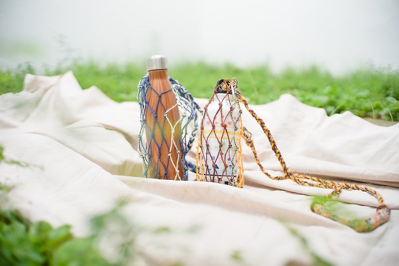 Aug/Sept  |  make your own net bag  |  fair-trade recycle saree ribbon handle - เย็บปักถักร้อย/ใยขนแกะ/ผ้า - ผ้าฝ้าย/ผ้าลินิน 