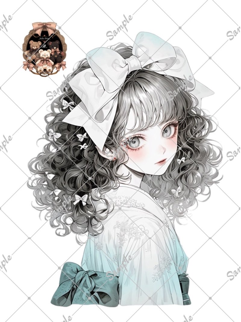 オリジナル人物ステッカー - 貼紙 - 紙 