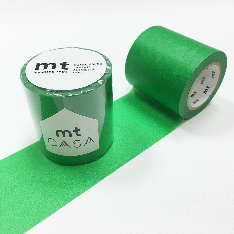 mt CASA tape 50mm和紙膠帶【綠 (MTCA5090)】 - 壁貼/牆壁裝飾 - 紙 綠色
