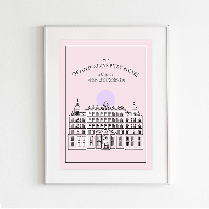 Movie Poster : The Grand Budapest Hotel - Posters - Paper White