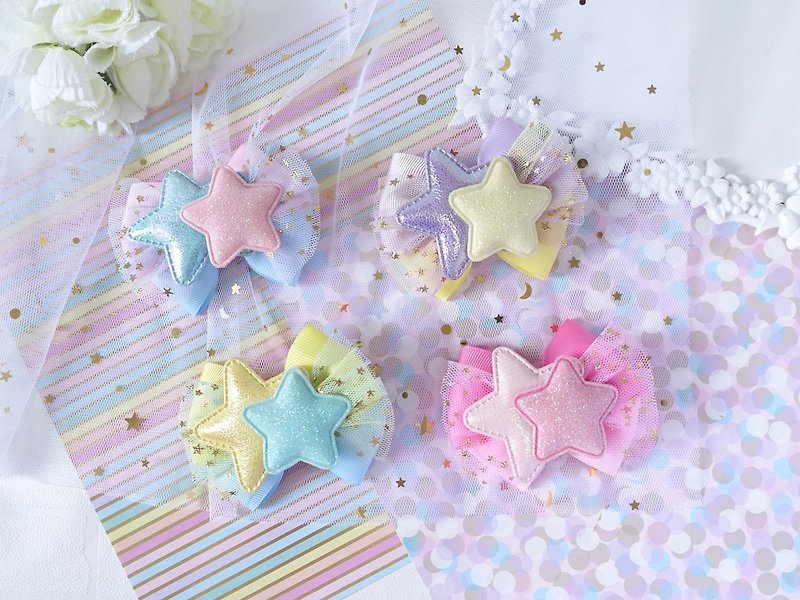 Stars Hair Clips - Hair Accessories - Other Materials 