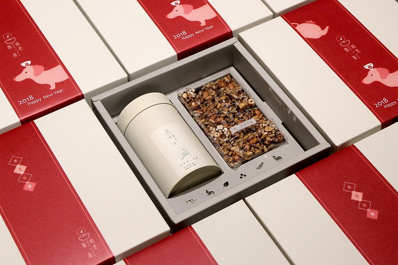 Cedar Creek Oolong tea food gift box - Tea - Other Metals White