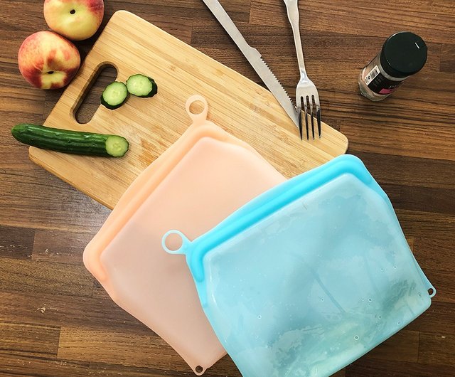 Silicone zipper online bags