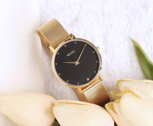 Ladies mesh online watch