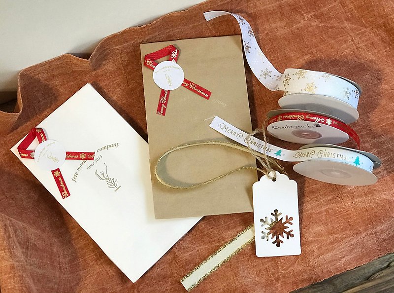 ギフトラッピング祝福カードホリデーリボンクリスマス新年のギフト専用 - ギフトボックス - 紙 ホワイト