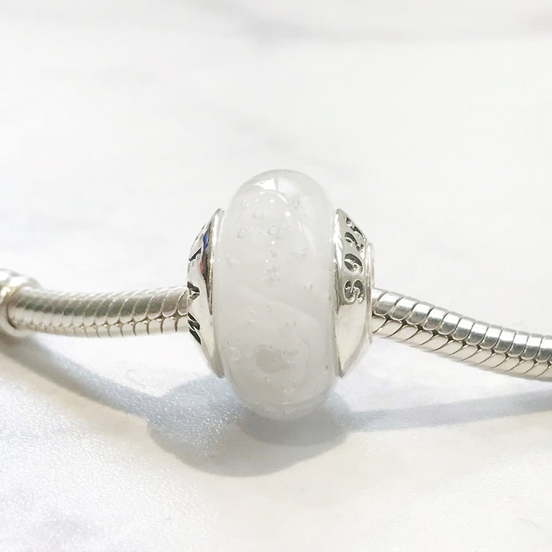 PANDORA/ Trollbeads / All major bead brands can be stringed * - White - Other - Glass White