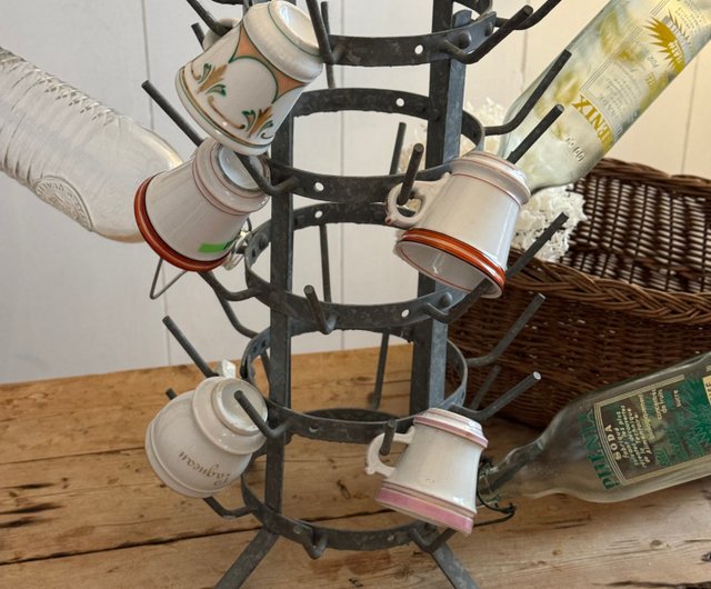 シャビーアイアンボトルホルダー ブロカント キャンドルホルダー アイアンリング S | Atelier Junko EC shop