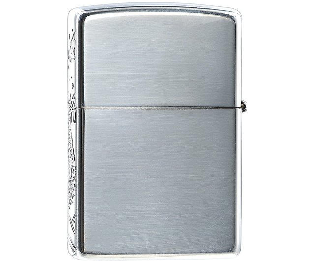 ZIPPO official flagship store] Double sea dragon pattern (Silver 