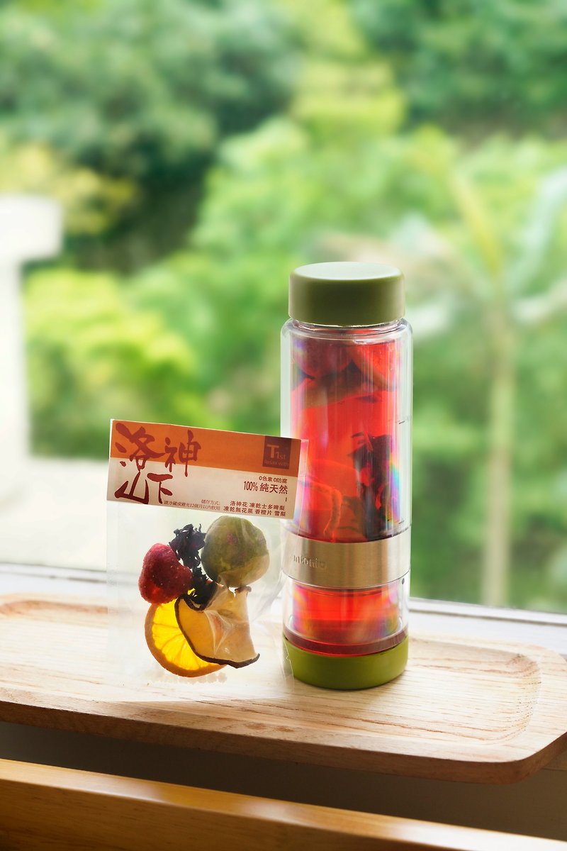 [Under the Luoshen Mountain] | Roselle strawberry dried fig tea can be customized with free loose tea stickers - ชา - วัสดุอื่นๆ สีนำ้ตาล