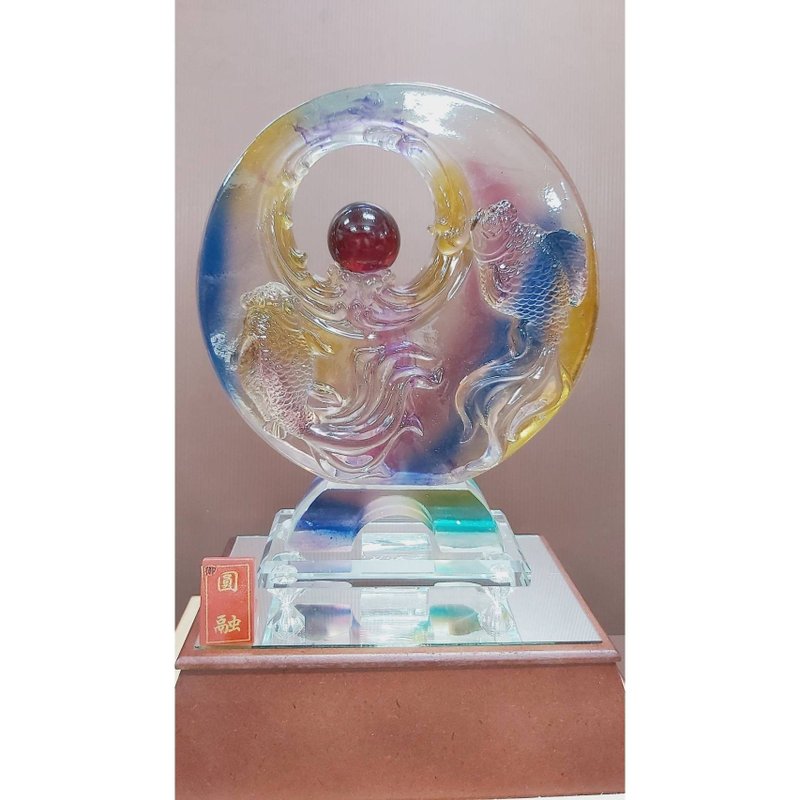 琉璃 富貴如意 升遷送禮 退休送禮 開幕送禮 退伍禮品 新婚送禮 - 其他 - 其他材質 金色