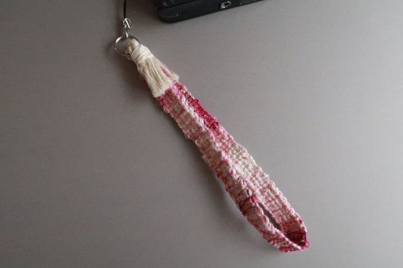 Strap15　カメラストラップ　20cm　ロング　携帯電話　スマホ　手織り　pink　gift　情人節　禮物　相機掛繩　生日禮物   再販 - 相機背帶 - 棉．麻 粉紅色