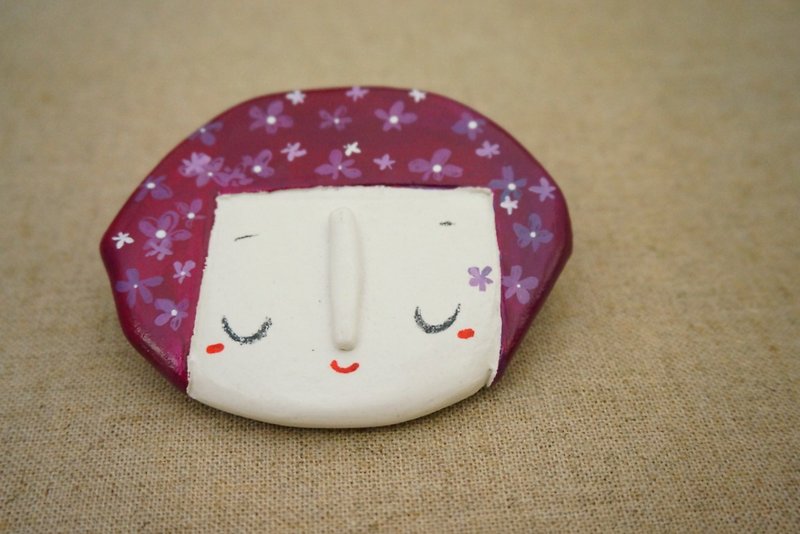 Handmade brooch series custom small gifts - เข็มกลัด - ดินเหนียว 