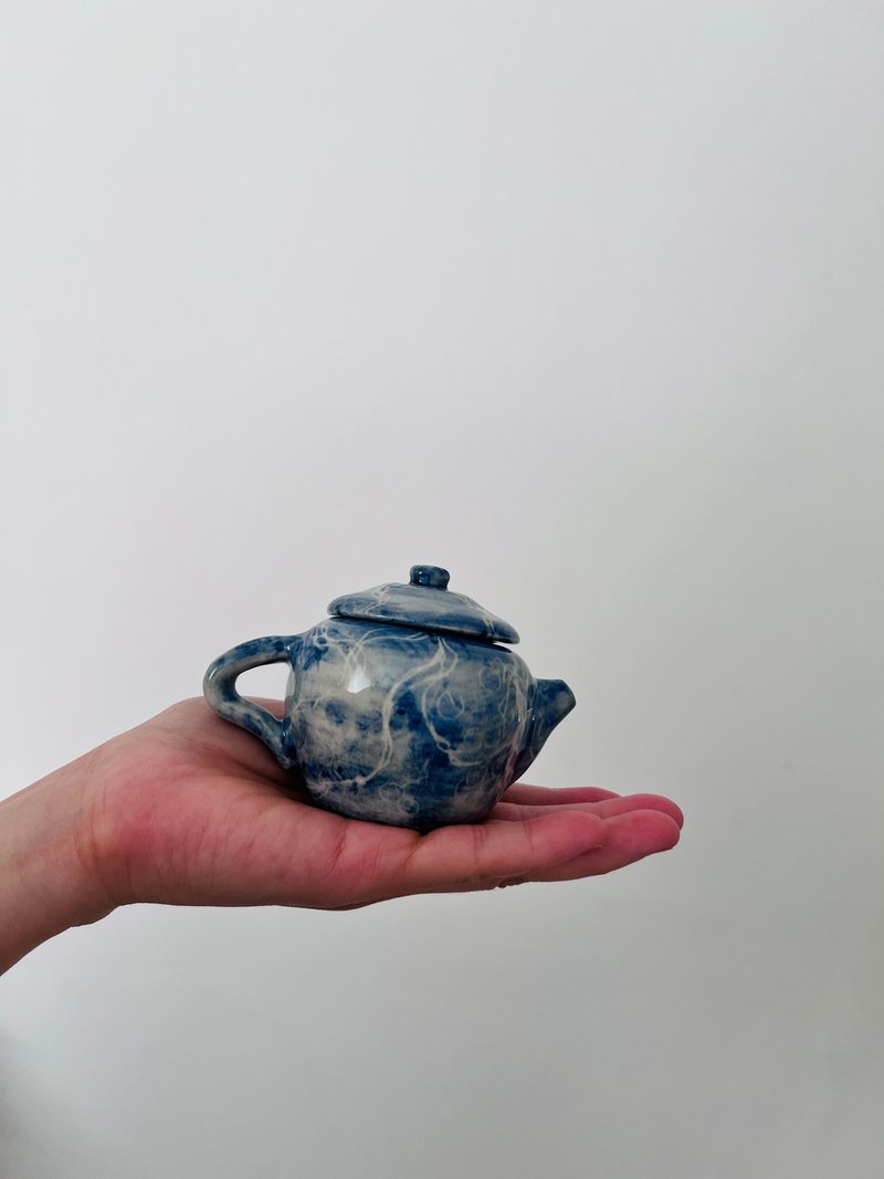 紊絲  青花小壺  容量 65  ml - 茶壺/茶杯/茶具 - 陶 