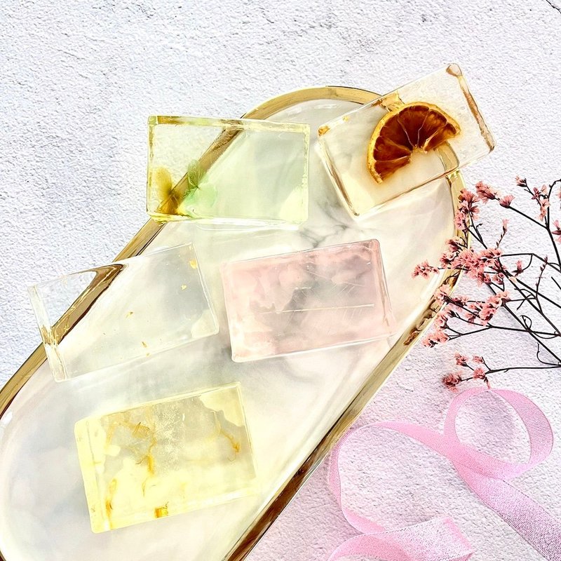 [Green Handmade] Amino Acid Crystal Bright Scented Soap Full Series Combination (5 Types in Total)|Limited Time Offer - Soap - Other Materials 