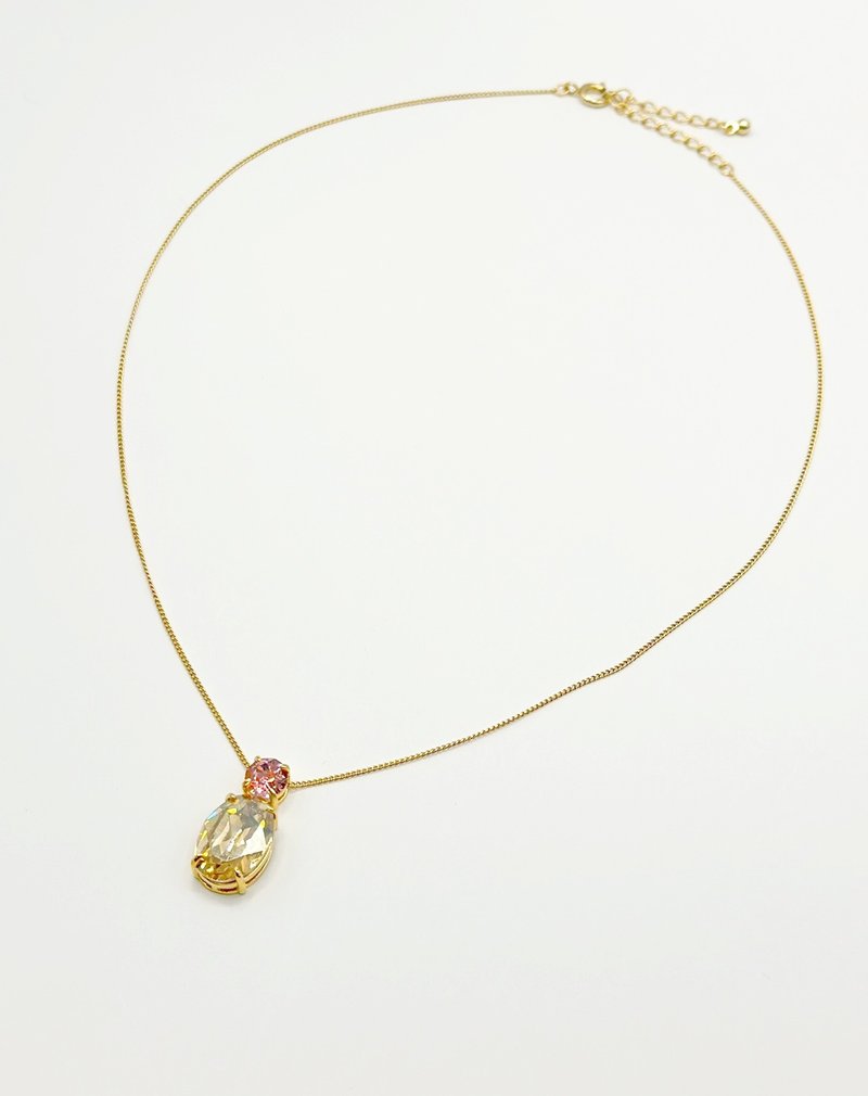 VenusVenus~Smile Series Crystal Necklace - สร้อยคอ - คริสตัล สีใส