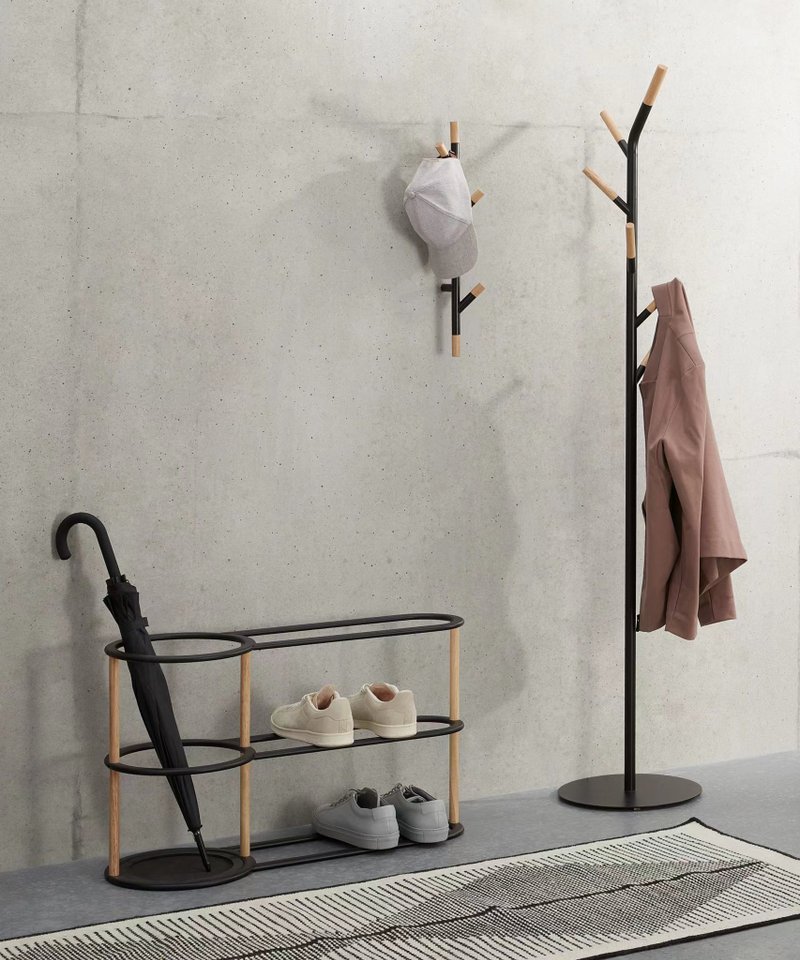 branch shape coat rack - เฟอร์นิเจอร์อื่น ๆ - โลหะ สีดำ