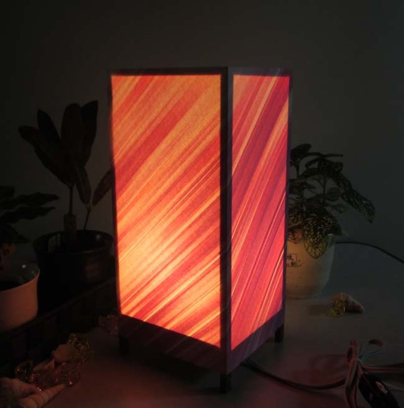 Mai Fu of Freedom of Lightning Safety Dream Light Yuri Relaxing and Healing Revive! Decorative Stand - Lighting - Paper Red