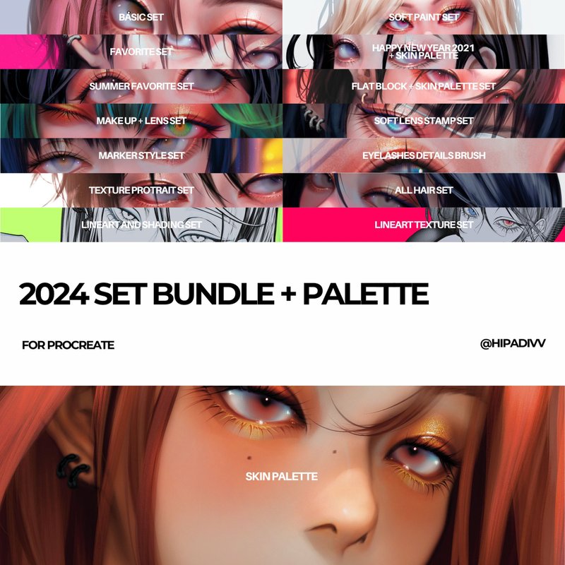 (NO Shade Set) padivv Bundle Set for Procreate - 其他數位商品 - 其他材質 