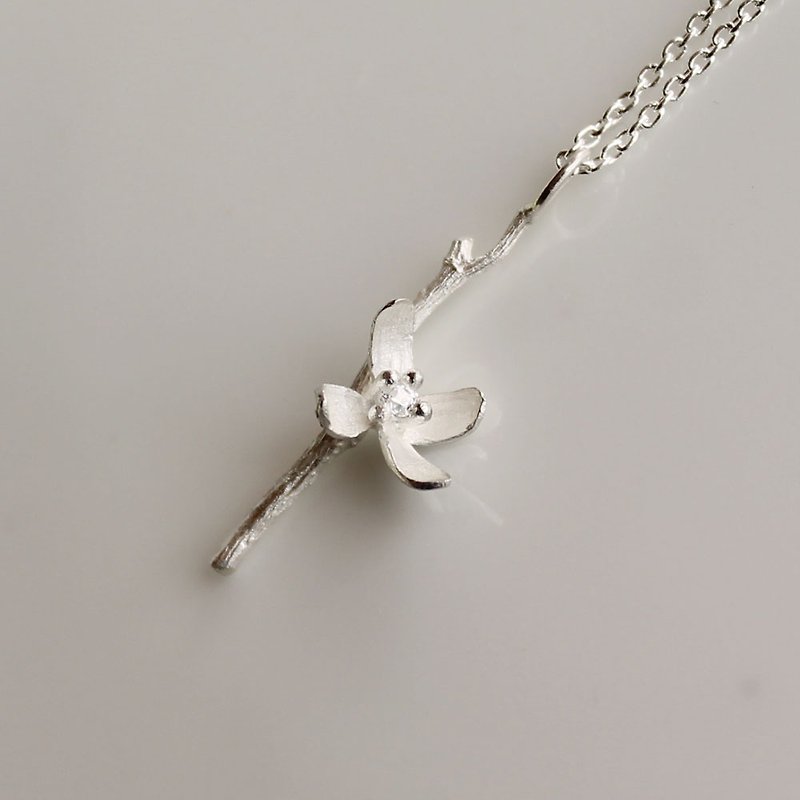 sv925 Mizuhikisou necklace - Necklaces - Sterling Silver Silver