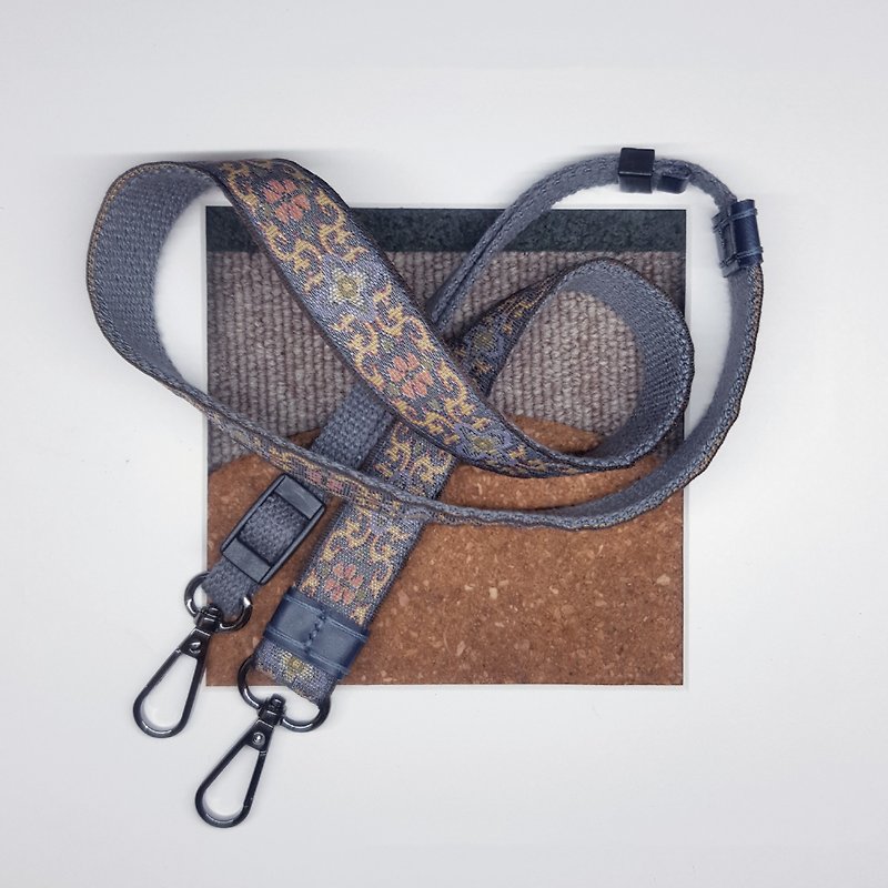 【Summer Thanksgiving Festival】Mobile Phone Strap Universal Strap Camera Strap - Lanyards & Straps - Other Man-Made Fibers Gray