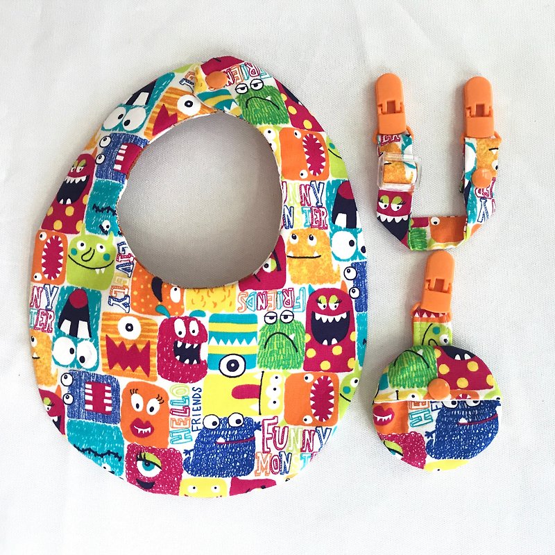 Handmade Monster Moon Gift Box - Baby Gift Sets - Cotton & Hemp 