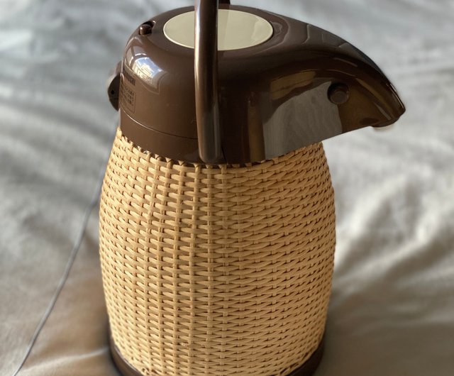 Japan Zojirushi Handmade Rattan Kettle Coffee Pot Magic Bottle