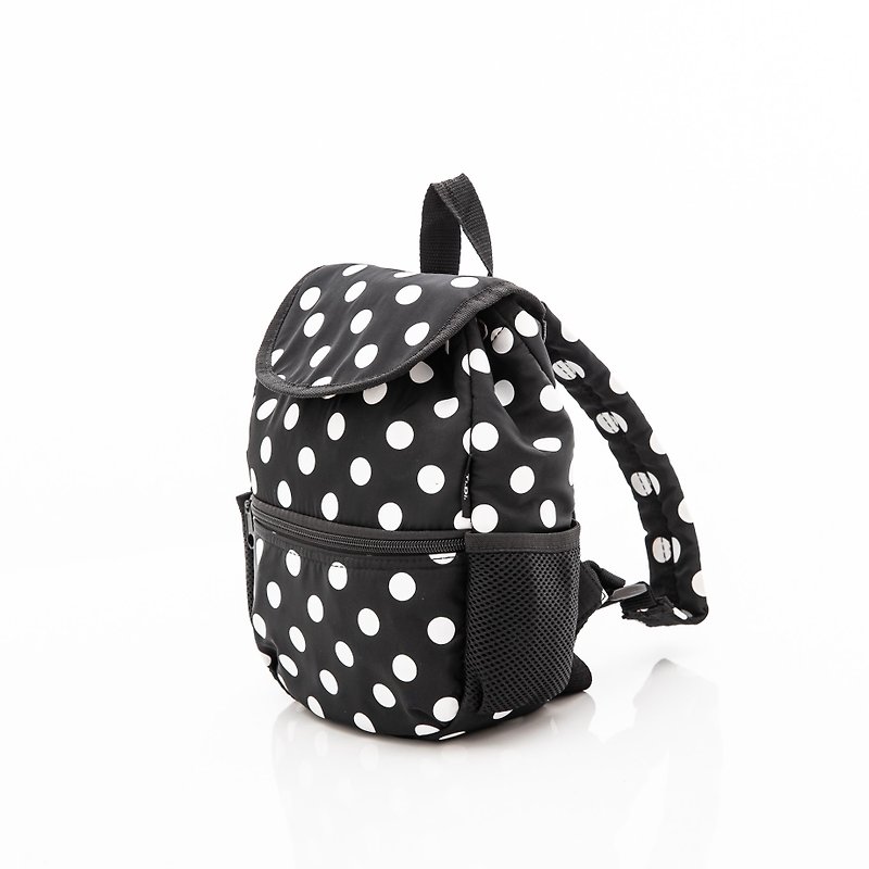 TiDi cute little windbreaker cloth lightweight backpack (S type) - กระเป๋าสะพาย - วัสดุกันนำ้ สีดำ